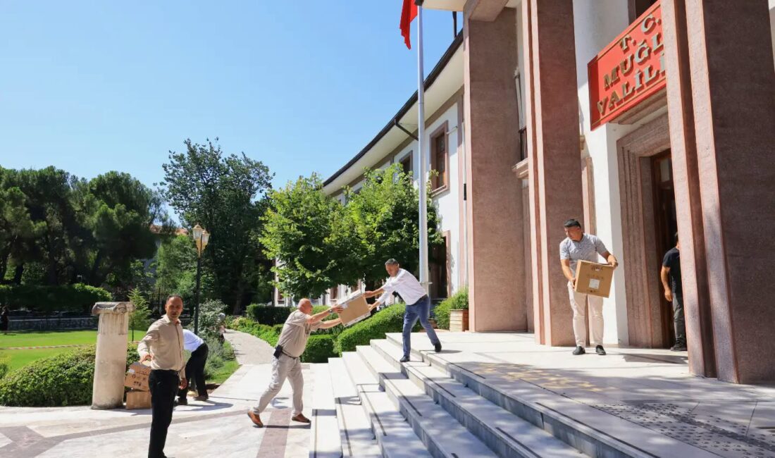 Muğla Valiliği hizmet binasında, olası yangın ve afet durumlarına karşı