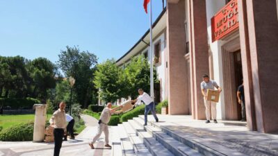 Muğla Valiliği hizmet binasında, olası yangın ve afet durumlarına karşı
