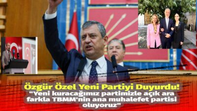 "Yeni kuracağımız partimizle açık ara farkla TBMM'nin ana muhalefet partisi