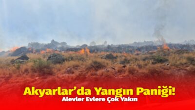 Bodrum’un Akyarlar Mahallesi’nde sağlık ocağının üst kısmında çıkan yangın, yerleşim
