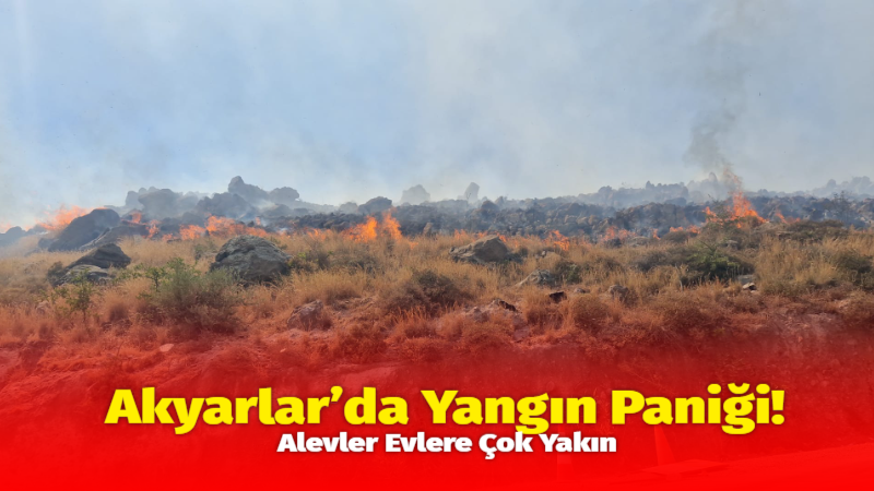 Bodrum’un Akyarlar Mahallesi’nde sağlık ocağının üst kısmında çıkan yangın, yerleşim