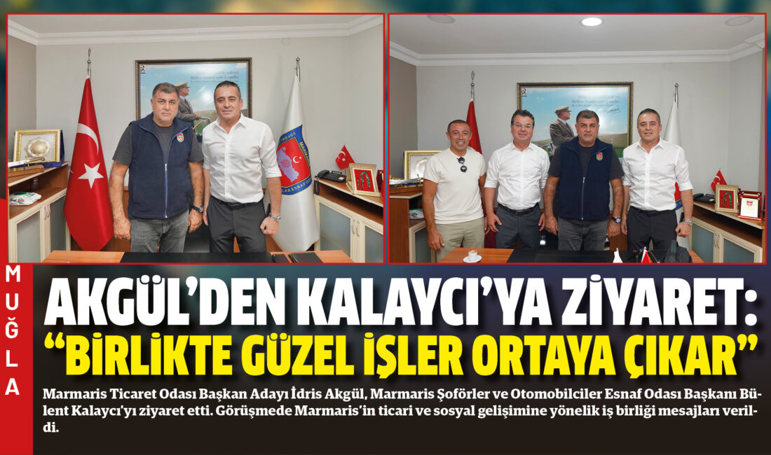 Marmaris Ticaret Odası Başkan Adayı İdris Akgül, Marmaris Şoförler ve