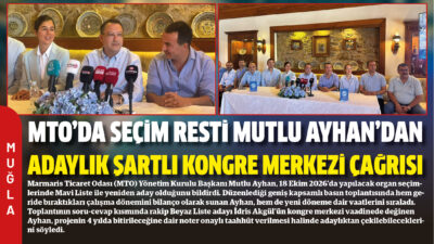 Marmaris Ticaret Odası (MTO) Yönetim Kurulu Başkanı Mutlu Ayhan, 18