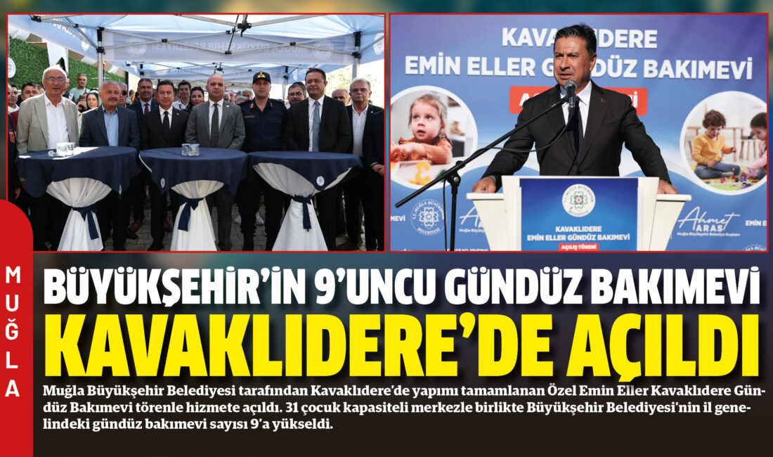 Muğla Büyükşehir Belediyesi tarafından Kavaklıdere’de yapımı tamamlanan Özel Emin Eller