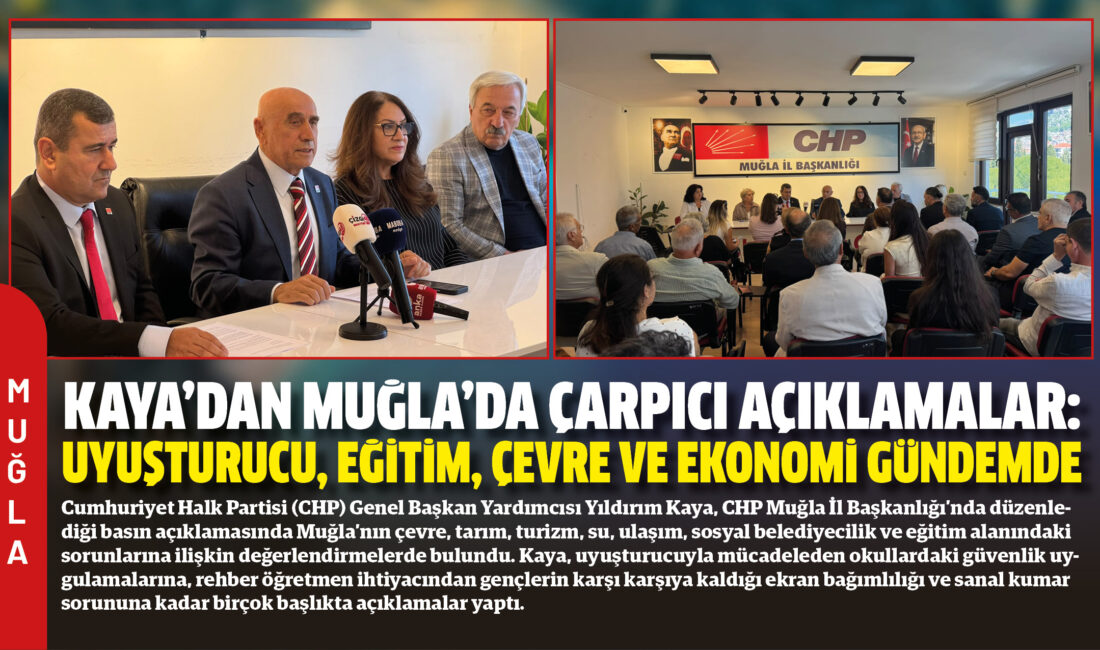 Cumhuriyet Halk Partisi (CHP) Genel Başkan Yardımcısı Yıldırım Kaya, CHP