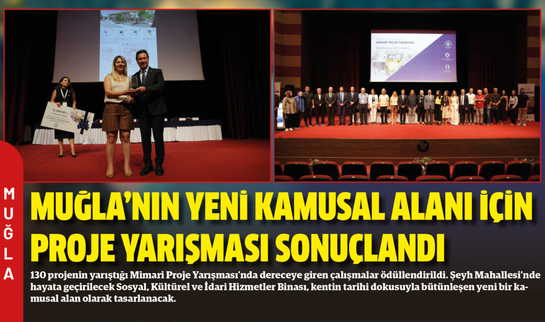 130 projenin yarıştığı Mimari Proje Yarışması’nda dereceye giren çalışmalar ödüllendirildi.