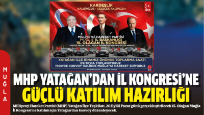 Milliyetçi Hareket Partisi (MHP) Yatağan İlçe Teşkilatı, 20 Eylül Pazar