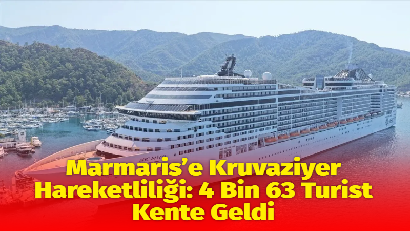 Muğla’nın Marmaris ilçesi, kruvaziyer turizmi kapsamında binlerce yabancı ziyaretçiyi ağırladı.