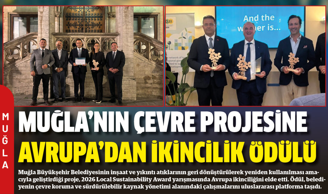 Muğla Büyükşehir Belediyesinin inşaat ve yıkıntı atıklarının geri dönüştürülerek yeniden