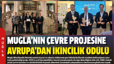 Muğla Büyükşehir Belediyesinin inşaat ve yıkıntı atıklarının geri dönüştürülerek yeniden