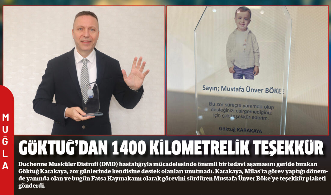 Duchenne Musküler Distrofi (DMD) hastalığıyla mücadelesinde önemli bir tedavi aşamasını