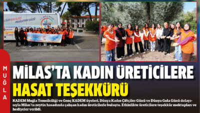 KADEM Muğla Temsilciliği ve Genç KADEM üyeleri, Dünya Kadın Çiftçiler