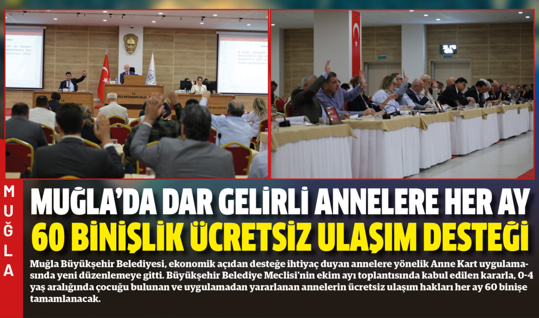 Muğla Büyükşehir Belediyesi, ekonomik açıdan desteğe ihtiyaç duyan annelere yönelik