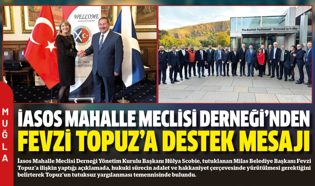 İasos Mahalle Meclisi Derneği Yönetim Kurulu Başkanı Hülya Scobie, tutuklanan
