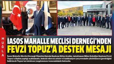 İasos Mahalle Meclisi Derneği Yönetim Kurulu Başkanı Hülya Scobie, tutuklanan