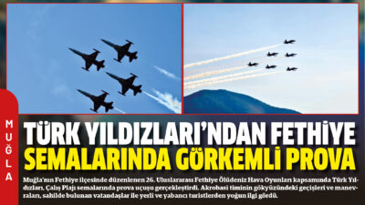 Muğla’nın Fethiye ilçesinde düzenlenen 26. Uluslararası Fethiye Ölüdeniz Hava Oyunları